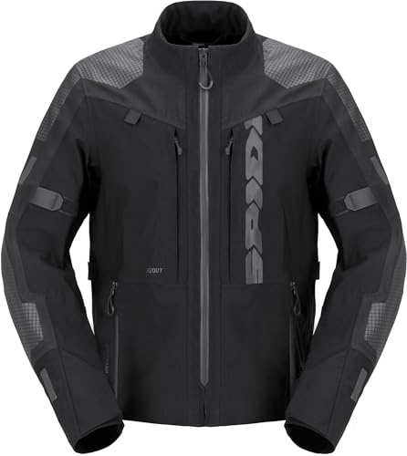 SPIDI Frontier Pro H2OUT wasserdichte Motorrad Textiljacke, schwarz, L