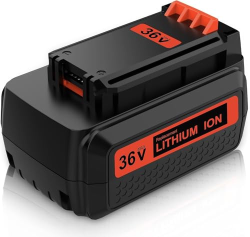 Ersatzakku für Black Decker 36 V 2,5 Ah, geeignet für Black Decker-Modelle mit Akkuanzeige: LBXR36, LBX2040, BL1336L, BL2036, BL2036L, BL1336, BL1336-XJ, BL1336L