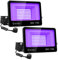 Onforu 2 er 30W LED Schwarzlicht Strahler, UV Fluter mit Stecker, IP66 Wasserdicht Schwarzlichtlampe, Fluoreszenz Blacklight mit Schalter, UV Scheinwerfer Partylicht für Bar, Neonfarben, Party Deko