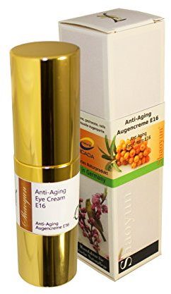 Anti-Aging Augencreme E16 frisches Naturkosmetik für trockene und anspruchsvolle Augenpartie sowie gegen falten und augenringe bio (15ml)