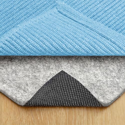 RUGPADUSA - Dual Surface - 8'x10' - 1/4 Thick - Felt + Rubber - Non-Slip Backing Rug Pad - Safe for All Floors