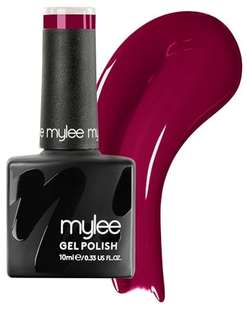 MyGel by MYLEE Smalto Gel Semipermanente 10 ml [Raspberry ] UV/LED Nail Art Manicure Pedicure per Uso Professionale e Domestico - Lunga Durata e Facile da Applicare