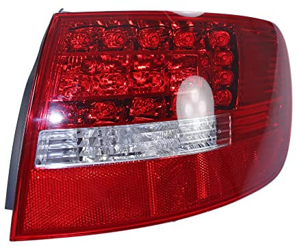 BESTPRICE 1x Heckleuchte rechts außen mit LED ohne Lampenträger Kompatibel mit A udi A6 Allroad C6 (4FH), A6 C6 Avant (4F5)
