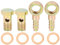 X AUTOHAUX 2 Sets 14mm Diameter Banjo Hose Barb Bolt Fittings Metal for Car