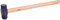 Kosma Sledge Hammer Double Face with Genuine Hickory Wood Handle - 6 Lb. | Forged and Induction Hardened Hammer Head