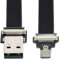 xiwai 0,5 m USB 2.0 Typ-A Stecker auf Micro-USB 5-poligen Stecker, flach, flach, FPC-Kabel für FPV & Disk & Telefon