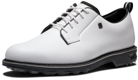 FootJoy Premiere Field, Zapatos de Golf Hombre, White/Black, 42.5 EU