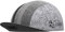 ABUS Race Cap - stylische Cycling Cap mit Sweatband - Schutz vor Sonne, Insekten und Schweiß - passt unter den Rennradhelm - für Damen und Herren - Weiß/Grau mit Muster, Größe M