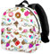BIGHAS Leichter Kleinkind-Kinderrucksack mit Brustgurt für Jungen und Mädchen, Vorschulkindergarten 3–6 Jahre, 30 Farben, Dessert/Weiß, Einheitsgröße