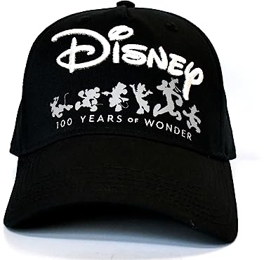 Disney 100 Years of Wonder Baseball Cap Schwarz, Schwarz