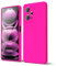 oakxco für Xiaomi Redmi Note 12 Pro 5G Hülle Silikon Case, Dünn Gummi Gel Original Farbig Schutz Handyhülle, Weich Slim Matt Leicht TPU Stoßfest Kameraschutz Schutzhülle Schale, Neon Pink