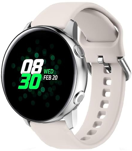 Silikon Armband für Amazfit GTS 4/GTS 4 Mini/GTS 3/GTS 2/2e/2 Mini/GTR Mini/GTR 42mm, 20mm Sport Armbänder Uhrenarmband, Ersatzarmband für Amazfit Bip 3/3 Pro/Bip U/U Pro/Bip S/S Lite