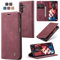 owlhold Funda para Samsung A15 4G/5G,Avanzado PU Piel Carcasa [Soporte Plegable][Ranura para Tarjeta][Cierre Magnético] Antigolpes Libro Funda para Samsung Galaxy A15 4G/5G -Vino Rojo