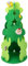 Jlobnyiun Árbol de Navidad de Gatito, Árbol de Navidad de Gato - Árbol de de Gato de Navidad - Árbol de de Gato de Fieltro, Resistente a la Intemperie