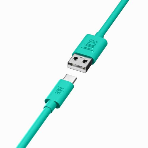 Juice USB-A to USB-C Cable 1m, Fast Charging & Sync Lead – Long Durable Type-C Charger for iPhone 17/17 Pro / 17 Pro Max, Samsung Galaxy S25 Ultra / S24, Pixel 9, iPad & More – Ocean