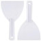 Pizza Spatula, Set of 2 Plastic Scrapers, Ideal for Pizza Dough, Scraping and Shaping, Perfect for Pizza Baking in the Kitchen for Rolling Out and Portioning Dough