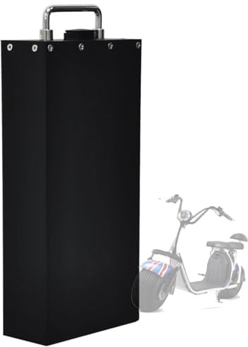 Batería Motocicleta 48V 60V 15 Ah 20 Ah 30 Ah batería de para Bicicleta eléctrica con Cargador para Motor de ciclomotor 200W-1500W [Clase de eficiencia energética A] 60V 30Ah