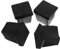 DIYEAH 4Pcs Ladder Feet Covers Non Slip Pads for Extension Ladders Durable Foot Cushions with Sound Insulation Skid Design for Safe Use and Floor Protection