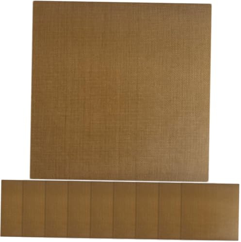 Homoyoyo 10pcs Heat Resistant Fabric Hair Straightener Stickers 10x9cm High Temperature Insulation Decals for Curling Irons Salon Hair Tools Protector