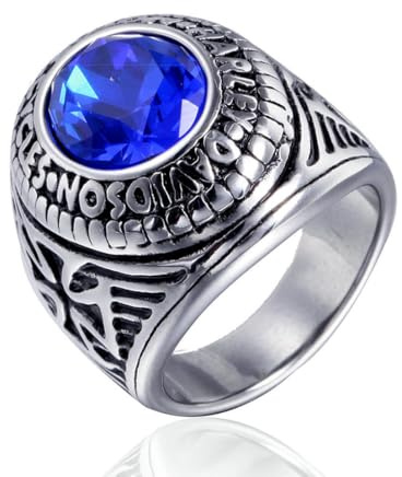 fycouyee Men's Rings Cross fashion Stainless Steel jewelry