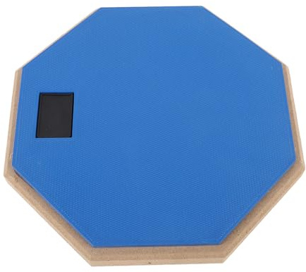 CHICIRIS Üben Sie Drum Pad Real Drumming -Erlebnis, Authentischer Stickrebound, Stiller Drum Practice Pad, Eva Polymerboden für Anfänger, Ideal für den Außenbereich Im Freien (BLUE)