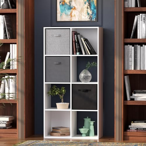 Flexi Storage Compact Cube 8 Compartment Storage Cube - White
