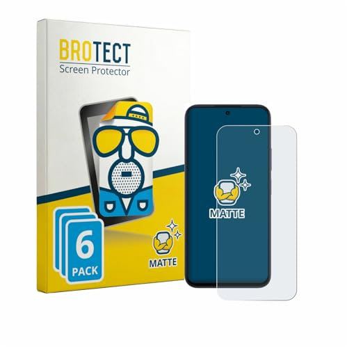 BROTECT Entspiegelungs-Schutzfolie für Oppo A6k (6 Stück) Matte Displayschutz-Folie, Anti-Reflex, Anti-Fingerprint