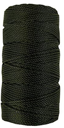 Catahoula, Ficelle tressée Multifonction 100% Nylon goudronnée, résistante à l'abrasion et à la pourriture (#18 1/4 LB)