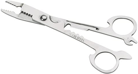 Pinza Multiuso da Pesca Schiaccia Piombini Slamatore Forbice Inox