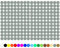 100 Stück Klebepunkte Punkte Kreise Aufkleber Punkt Inventur Folie Markierung K018 (074 Mittelgrau, 5mm)