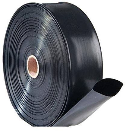 BONERVA MANGUERA PLANA PLASTOCANAL NEGRA DE 100 METROS (1500 GALGAS) (250 MM) PARA RIEGO SIN PRESION