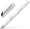 Schneider Glam VIP Füller (für Rechts- und Linkshänder, inkl. Tintenpatrone königsblau) mineral white, 1 Stück (1er Pack)