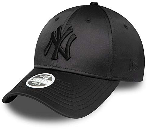 New Era 9Forty Damen Cap - Satin New York Yankees schwarz
