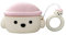 Silikon Schutzhülle kompatibel mit Apple AirPods Pro Hülle 3D Süßes Hund Design Stoßfeste Weiche TPU Case Cover mit Karabiner für Apple AirPods 3 (rosa)
