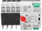 Interruptor de transferencia automática, disyuntor de control de energía ininterrumpida trifásico de 4 cables y 400 V 4P, montado en riel DIN(63A)