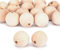 Vaessen Creative 11006-008 Unbehandelte Holzperlen, ø 30 mm, 100 Stück, Runde Perlen zum Basteln von DIY handgefertigte Dekorationen Schmuck Handwerk, Holz, 20 Piece