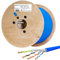 HB-DIGITAL Cat 8.1 - Cavo di rete da 250m, cavo di installazione, cavo dati Ethernet LAN, Cat.8, fino a 40 Gbps, rame, S/FTP 2000 MHz, PIMF, LSZH, senza alogeni, conforme a RoHS AWG 22/1, blu