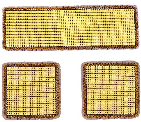 Cozylkx Tappetino Per Cuscino Per Seggiolino Auto in Bambù, Coprisedile Per Raffreddamento Estivo Tappetino Per Sedia Universale