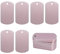 Aluminiumgravur Rohlinge Aluminium Rechteck Blank Tags Stanzen Rohlinge Gravur Rohlinge Hundemarke 25 Pack (Pink)