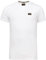 PME Legend Herren Rundhals T-Shirt Cold DYE Regular Fit Schwarz Weiss Grün Blau, Größe:XL, Farbe:Bright White 7003