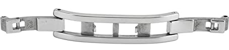 Brrnoo Edelstahl Uhrenarmband Verschluss, Ersatzschnalle mit Doppel-Zug Butterfly-Faltschließe, Universal-Ersatz für Armbanduhr