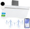 Klarstein Campana Extractora 90 cm, Campanas Extractoras, Extractor de Cocina con Filtro Anti Grasa, loT/Wi-Fi, Luces RGB LED, Flujo de Aire 514m³/h, Campana Bajo Consumo Silenciosa de Clase A++
