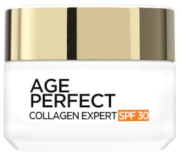 L'Oreal Paris Day Cream SPF30 Age Perfect Retightening Collagen Expert 50ml | Retightening & Firming Day Cream SPF, Micro Collagen Peptide, Visibly Firmer, For Mature Skin - Mtick-Certified by GenM