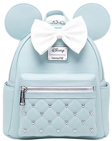 Loungefly Disney The Minnie Mouse Classic Series Mini Backpack - Elegance, Minze, Einheitsgröße, Wdbk2823