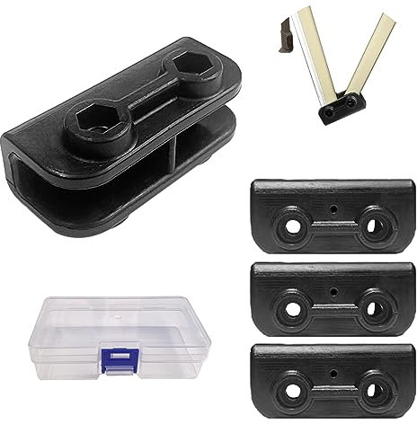 4 Stück 2-Wege-Pop-up-Pavillon-Ersatzverbinder Baldachin Zelt Ersatzteile Schwarz Rechteckige Halterung Truss Connector Baldachin Ersatzteile
