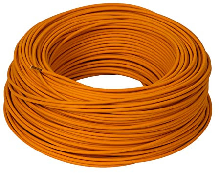 10 Meter ALPTEG H05V-K Kabel 0,75 mm² orange