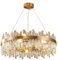 AHXIAOZN Modern Chandelier Crystal Light,K9 Crystal Raindrop Chandelier,LED Pendant Light Round, Crystal Hanging Lamp for Dining Room, Kitchen, Living Room, Bedroom