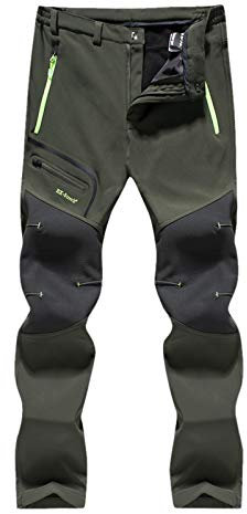 Winterhose Herren Thermo Taktische Softshellhose Trekkinghose Fahrrad Lang Wanderhose Regenhose Atmungsaktiv Militär Outdoorhose Fahrradhose Winter Wandern Anglerhose Funktionshose