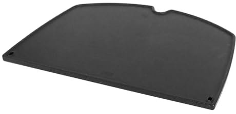FIRXZYMZ 6560 Gusseisen Grill Grillplatte für Weber Q3200, Q3100, Q3000, Q320, Q300 Serie Gasgrill Zubehör 426001, 57060001, 586002, 56010049, 45.3 x 31.6cm Weber 6506 Gasgrills Grillrost Ersatzteil