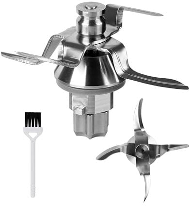 Groupe Couteaux Lame Compatible avec Vorwerk Thermomix TM31 Couteau Mélangeur en Acier Inoxydable Accessoire de Remplacement Robot Cuisine